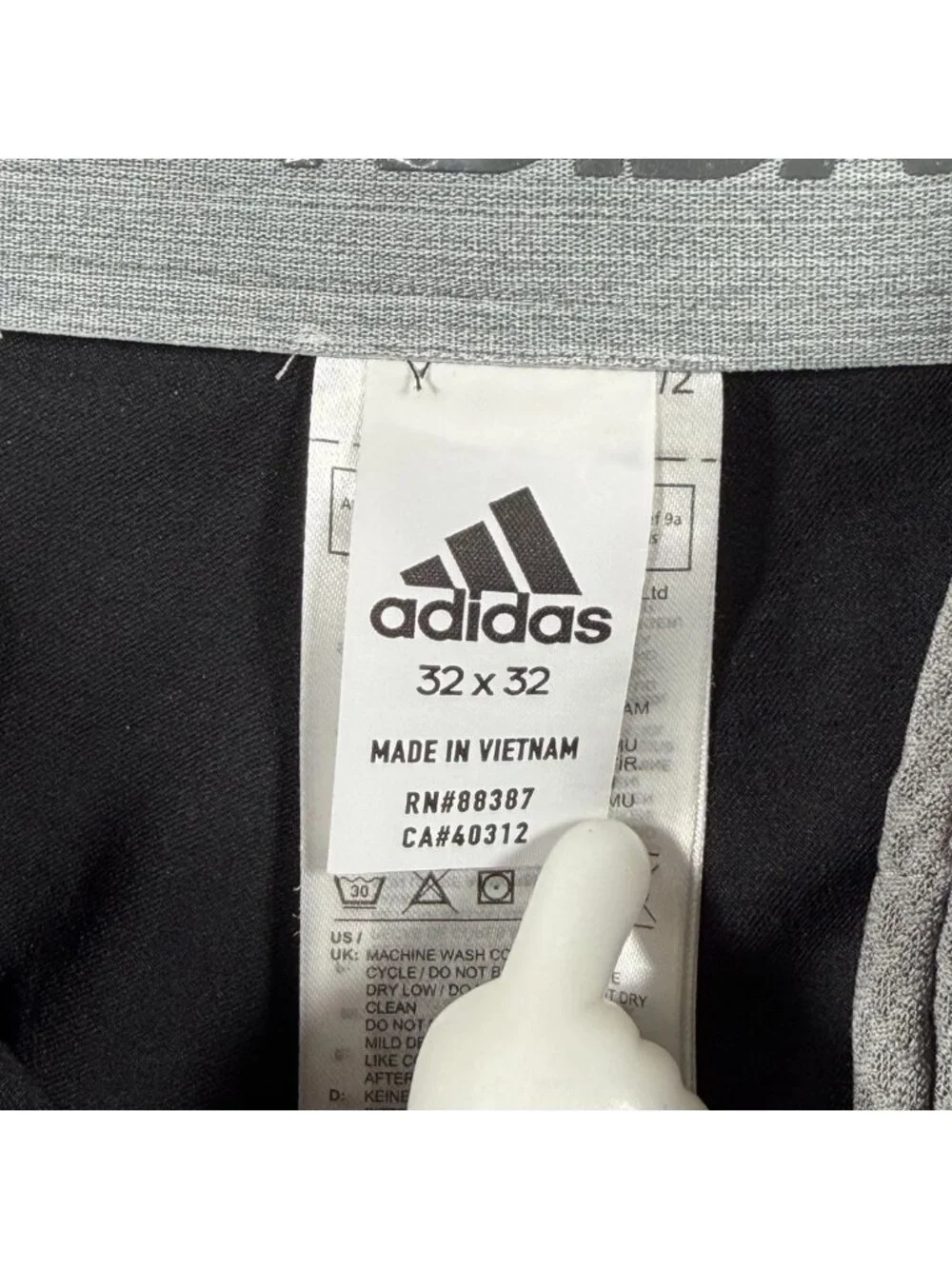 Adidas Ultimate365 Golf Pants Mens 32x32 Black Lightweight‎ Classic Flat Front